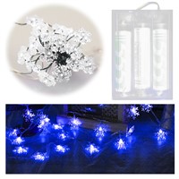 2M 20 LED Battery Powered Snowflake Design String Lights Lamp for Home Wedding Christmas