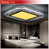 Modern Acryl LED Ceiling Lamp Ultrathin Square Circular LED Chip Light Fixture Parlor Bedroom Restaurant Absorb Dome Lamp