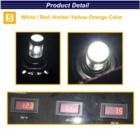 Eseastar 2pcs High Power led turn light,back-up light H4 84W 12smd CSP chip fog lamp yellow The decoding rate is 95%