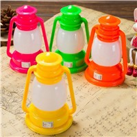 LumiParty Mini LED Night Lamp Decoration Colorful Vintage Lantern Lamp Portable Night Light For Bedroom