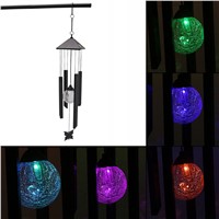 New Arrivals Garden Windchimes Garden Yard Decoration Solar Light Hanging Wind Chimes Solar Powered Color Changing LED Light