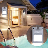 18 LED Outdoor Lighting Solar Power Lights Wall Light Body Induction Lamp for Garden Courtyard