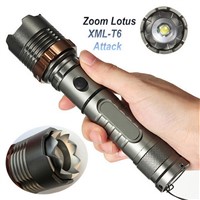 5000 Lumens Flashlight CREE XM-T6 5modes LED Tactical flash light Waterproof Lamp Torch Hunting Flash Light Lantern For Camping