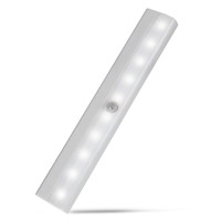 New 10 LED Cabinet Light IR Infrared Motion Detector Sensor Closet Night Light Lamp Induction Wardrobe Step Lights Bar Lighting