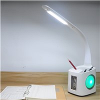 Desk Lamp Touch Switch Bluetooth Speaker Table Lamp with Surround Sound System High Lumens Brightness LED Light