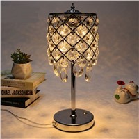 Bedroom crystal LED table lamps decorative lamps LED bedside cabinets reading touch light gift desk lamp lighting ZA9110