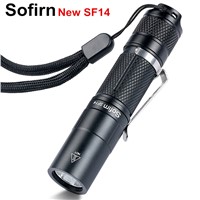 Sofirn New SF14 Mini Portable LED Flashlight AA Cree XP-G2 EDC Pocket Light Torch Portable Keychain Light Penlight Lanterna Lamp