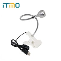 ITimo USB LED Desk Light For Laptop Notebook PC Computer Super Bright Flexible Book Reading Lamp with Clips LED Table Lights