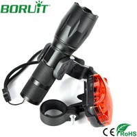 Boruit Z8 XML T6 2300LM Flashlight Aluminum Waterproof Zoom Torch Light for Camping Fishing Hunting Lantern by 18650 Battery