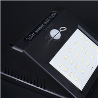 20LEDs Solar Outdoors Waterproof ABS Gardon Light Body Sensor Infrared Home Street Lamp