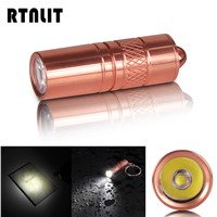 Mini Pocket Portable 5W LED Flashlight Micro USB Rechargeable Waterproof Underwater 2M Flash Light Torch Lamp + 10180 Battery