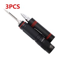3PCS/lot Multi-function Tactical Led Flashlight 1000LM XPE Waterproof Tactical Light Torch Camping Outdoor Pocket