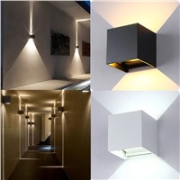 LED Waterproof Outdoor Indoor Wall Sconces Lamp Walllight IP67 Surface Mounted Cube Light CLH@8