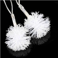 20 LED 2.2M  Led String Lights Puffer Ball Warm White Mini Round Ball String Light for Indoor Outdoor Holiday Decoration