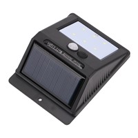 LED Solar Power PIR Motion Sensor Wall Light Outdoor Waterproof Energy Saving Street Yard Path Home Garden Security Lamp 6 LEDs