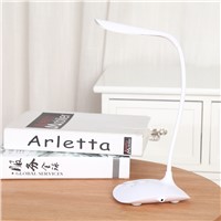 Flexible 3-level Brightness Dimmable Touch LED Desk Lamp Children Eye Protection Student Study Reading USB Rechargeable Led Lamp