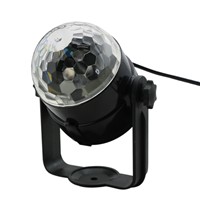 RGB LED Disco Stage Light Lighting Digital Crystal Magic Ball Effect US Plug L15