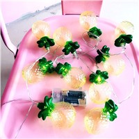 Flamingo Pineapple LED String Light Battery Powered 1M/2M/3M/5M Fairy Light for Party Wedding Christmas Holiday Home Decoration