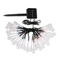 Raindrop Solar Powered Outdoor 4.5M 20/30 LEDs String Light Garden Holiday Christmas Party Decoration Lamp Solar String Lights