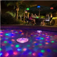 2pcs/lot Top Quality RGB Pool light Floating Underwater LED Disco Light Glow Show Swimming Pool Hot Tub Spa Lamp lumiere