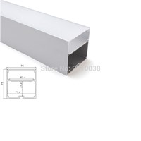 50 X1 M Sets/Lot linear light led aluminum profile and super big U channel extrusion for suspension lamps