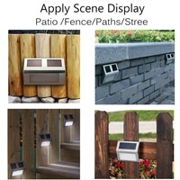 AGM LED Solar Garden Lamp Solar Panel Energy Light Luminaria Waterproof Sunlight Security Wall Light For Outdoor Path Yard Stair