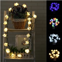 2.2M 20Led Holiday Lighting Decoration Christmas Tree String Outdoor Rattan Ball String Wedding Party Bulb New Year