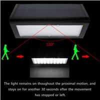 Upgraded 4 in 1 Solar Motion Sensor Lights 800lm 46 LEDs Wireless Security Outdoor Garden Lamp Light With 4 Intelligent Modes