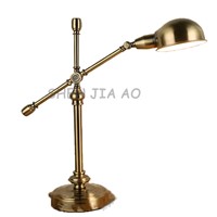 111V~240V 1pc Retro country desk lamp creative industry sitting room study desk lamp retro bedroom desk lights