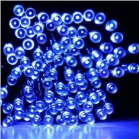 100 LED Outdoor Solar Lamps LED String Lights Fairy Holiday Christmas Party Garlands Solar Garden Waterproof Lights Multicolors