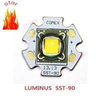 1PCS Luminus SST-90 30W LED Emitter 2250LM WHITE 6500K BLUE 460NM Warm White 3000K Module PCB 20mm Copper For DIY Flashlight Tor
