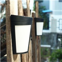 LumiParty Solar Powered Wall Light Super Bright Sensor Lamp For Outdoor Front Door Patio Deck Yard Garden Fence Landscape jk30