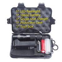 LED flashlight Tactical Flashlight 5000 Lumens XM-L2 Zoomable 5 Modes aluminum Lanterna LED Torch Flashlights For Camping zk35