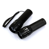 LED Flashlight Q5 2000LM Adjustable Focus Mini Tactical Torch Battery led Flashlight Lamp Waterproof 3 modes Zoomable Light