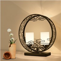 Chinese style black table lamps modern bedroom bedside cabinet lamps and lanterns retro study living room desk lamp ZA9214