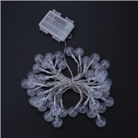 Warm White 5M 40 LED  bubble ball Fairy String Lights Holiday Lihgting For Wedding Xmas Party Christmas Tree Decoration