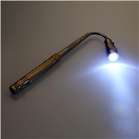 3 LED Flexible Magnetized Head Torch Telescopic Bendable Magnetic Pick Up Finding Searching Tool Flashlight Light Lamp