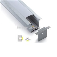 50 X 1M Sets/Lot Office lighting aluminium profile for led strips and T shape alu extrusion for ceiling or wall lamp