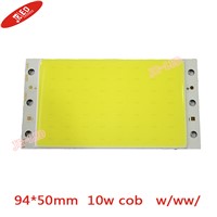NEW   2pcs High quality 12-14v rectangle cob led chip 10w beads warm white/cool white 1000lm 3 years warranty
