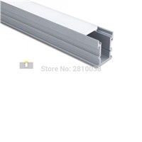 50 X 1M Sets/Lot Factory price aluminium profile led strip and 3mm thick cover led channel for outdoor ground lamp