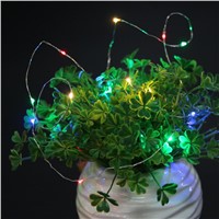 2pcs Wine Cork Lighting Strings Christmas Light Holiday Starry Lights 15 LED 1.4m Warm White and Colorful