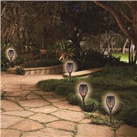 AGM LED Solar Torch Light Dancing Flame Flickering Lamp Solar Panel Powered 96 LED Waterproof Outdoor Garden Pathway Lighting