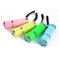 HOT CARPRIE Mini Super Bright Torch Water Resistant Rubber Coated Body 9 LED Flashlight Troch Medical Emergency Dropshipping 912