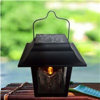 LAIDEYI LED Solar Powered Hang Lamp Outdoor Candle Lantern Home Garden Decoration Light Landscape Umbrella Tree LED Lantern