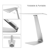 Ultrathin LED Desk Lamps 3 Mode Dimming Touch Switch USB Rechargable Foldable Reading Bedside Table Lamp