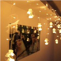 LumiParty Glass Ball LED Flashing Multifunctional String Lights Creative Cute Fairy Small Bulb Curtain Decoration Lamp for Home