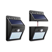 28 LEDs Solar PIR Motion Sensor Separable Sloar Panel LED Light Waterproof Garden Wall Path Lighting Energy Saving Solar Lamps