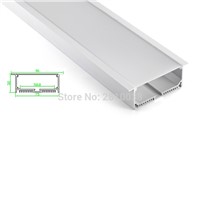 50 X 1M Sets/Lot factory wholesaler led aluminum profile and Super wide T profile channel for ceiling or wall light