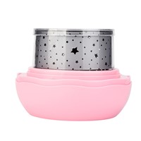 Pink Multicolor Projector Night Light Rotating Starry LED Projection Moon Star Lamp Home Bedroom Light Decoration Drop Shipping