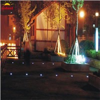 OOBEST Outdoor Lamp Solar Powered Ground Light Water-resistant Path Garden Landscape Spike Lighting LED Garden Lawn Lights